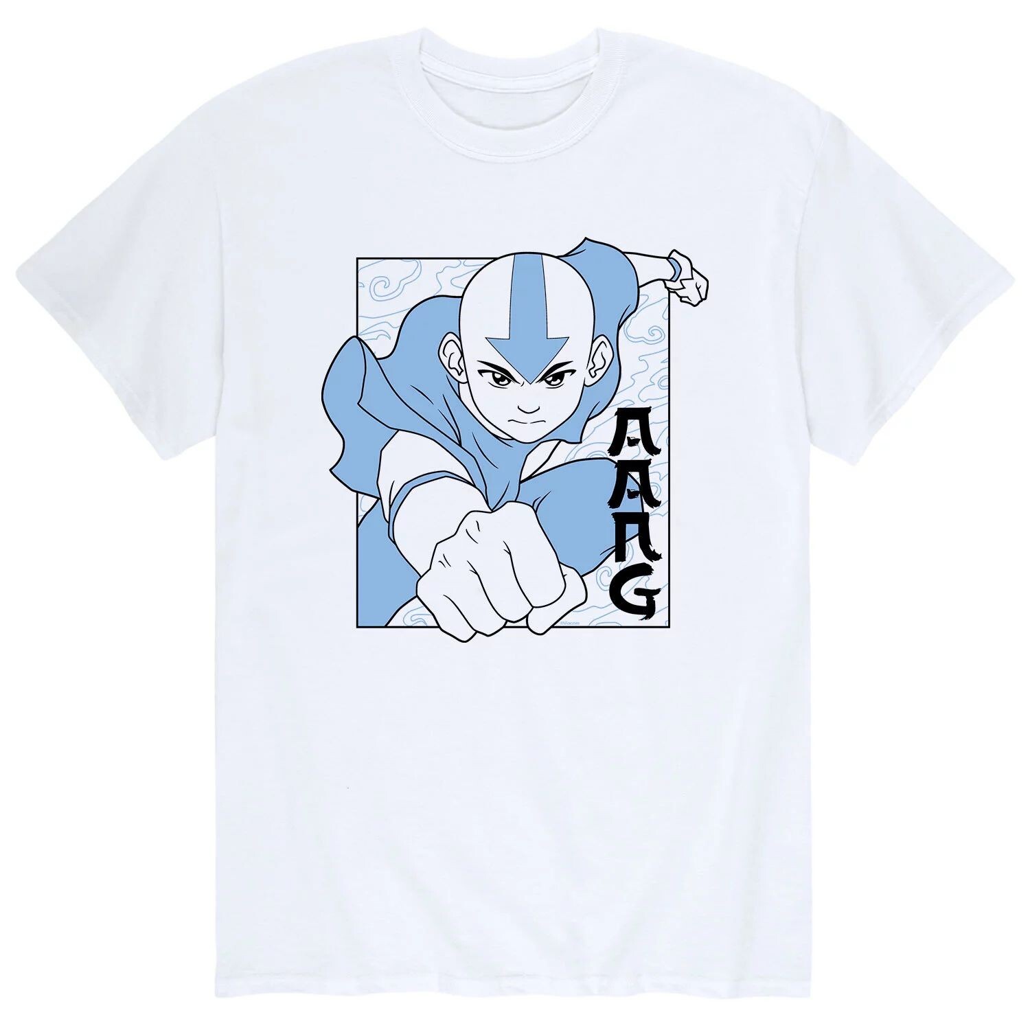 

Мужская синяя футболка Avatar Aang Punch Licensed Character, Синий, Мужская синяя футболка Avatar Aang Punch Licensed Character