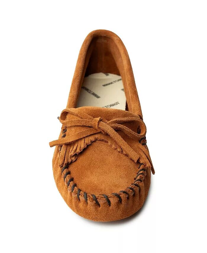 Женские мокасины Kilty с мягкой подошвой Minnetonka, коричневый — фото 3