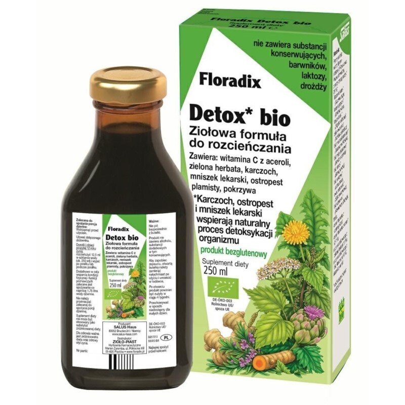 

Биологически активная добавка Zioło-Piast Floradix Detox Bio 250 мл Inna Marka