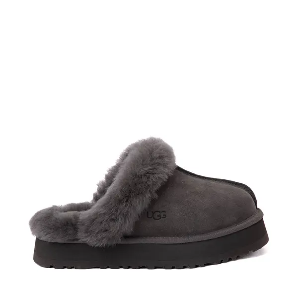 Женские сабо на платформе UGG Disquette, цвет Charcoal