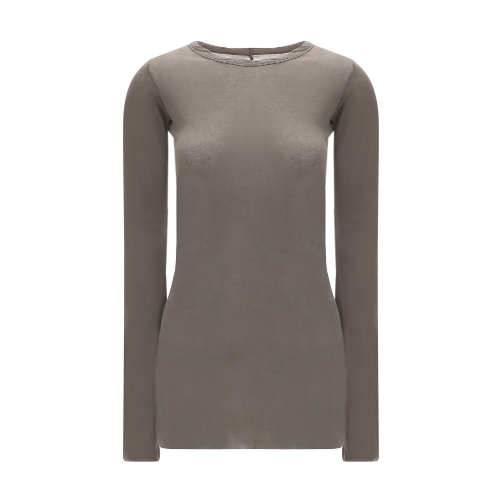 

Топ Cotton long sleeve Jersey Rick Owens, коричневый