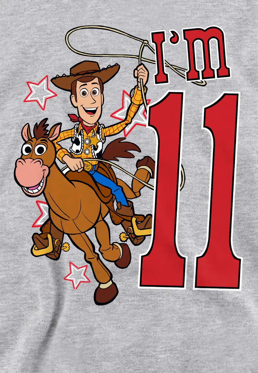 Детский худи Toy Story Woody Дисней Disney, серый — фото 2