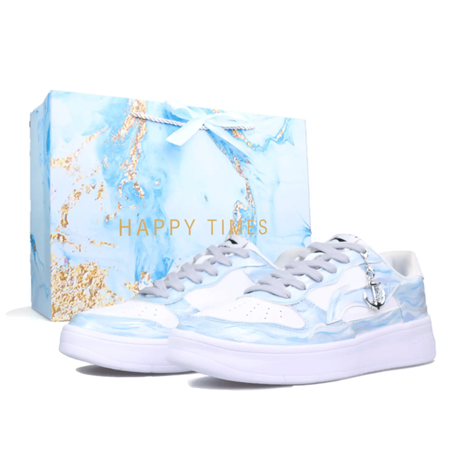 

LINING Лининг Понтун Боутс нескользящие, износостойкие, легкие низкие кеды унисекс светло-голубые, в стиле подвески на сумке, цвет Light Blue, Shopping Bag Pendant Style