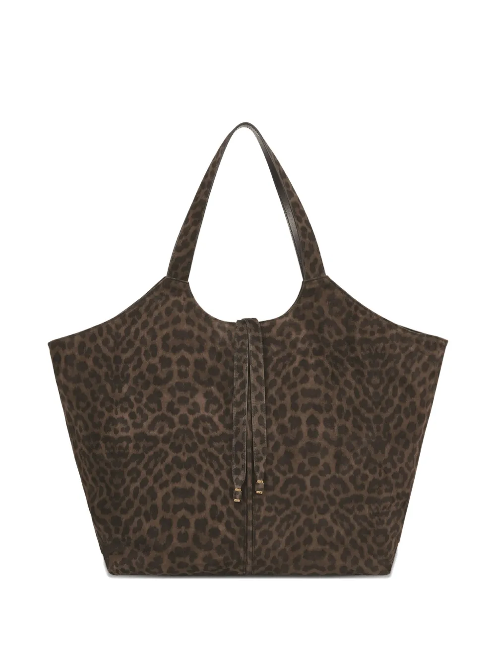 

Сумка-тоут с леопардовым принтом Potamy, коричневый