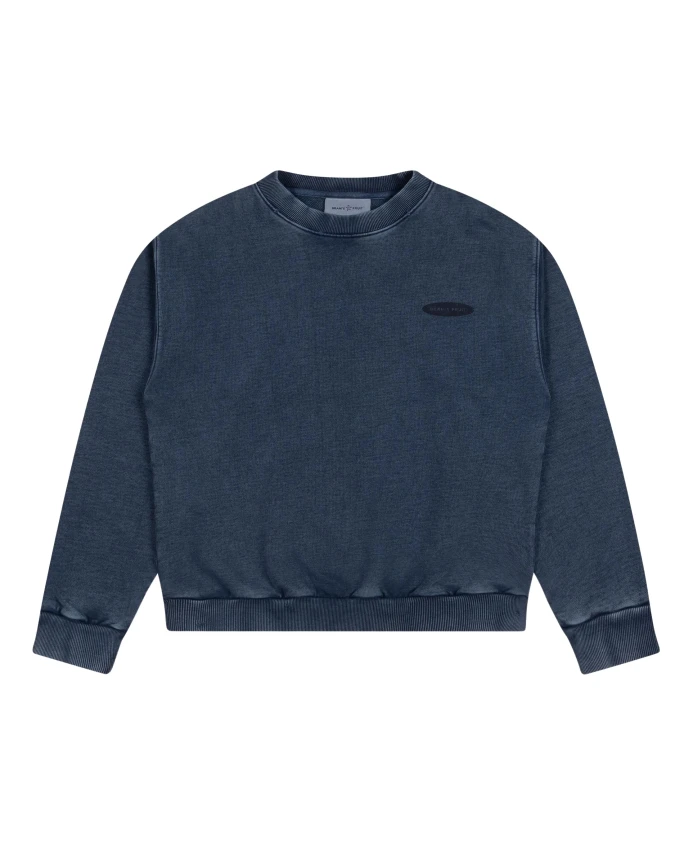 

Уничтоженный садовый свитер с круглым вырезом Bram'S Fruit, синий