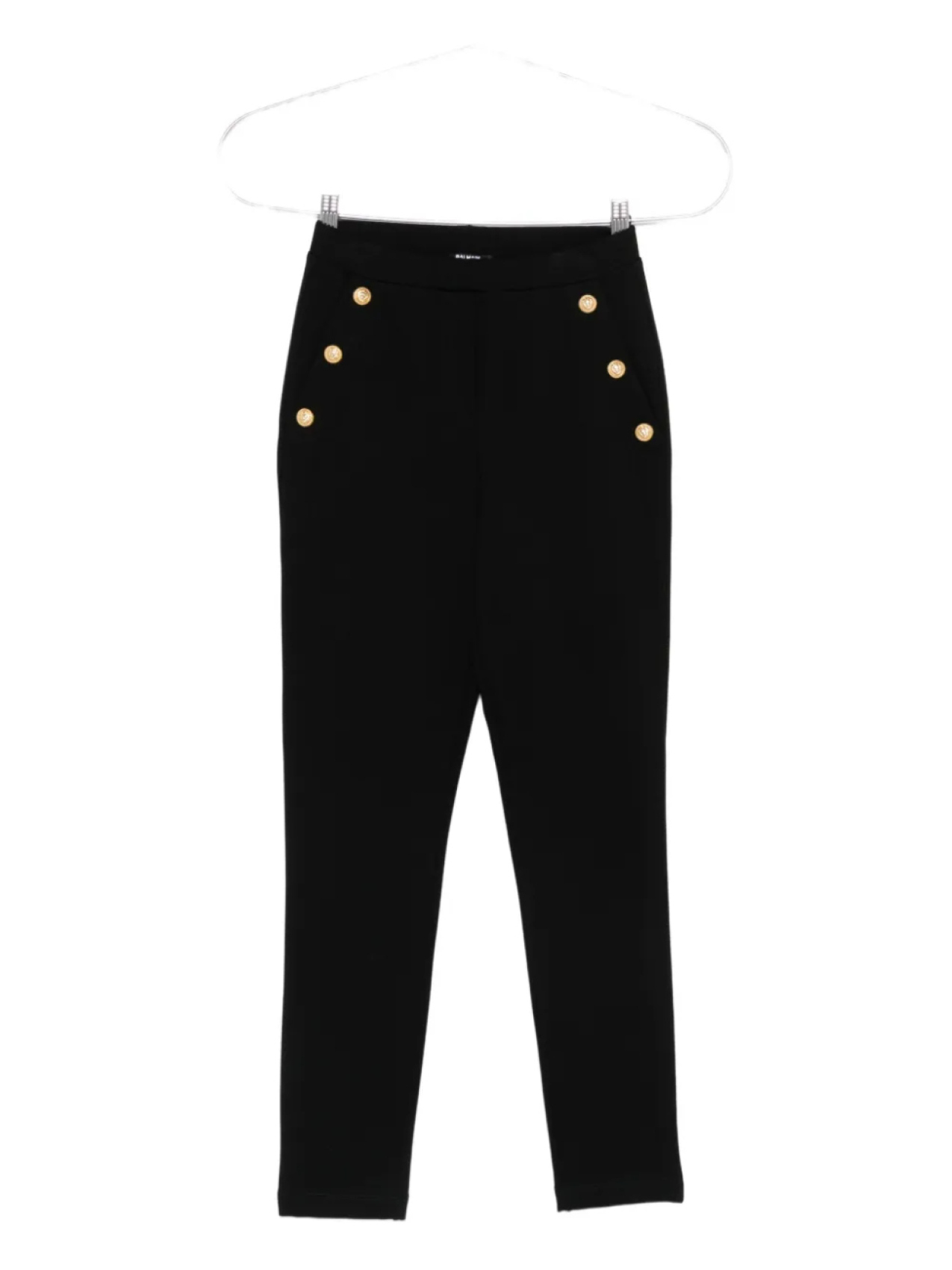 

Детские брюки Balmain с пуговицами Balmain Kids, черный