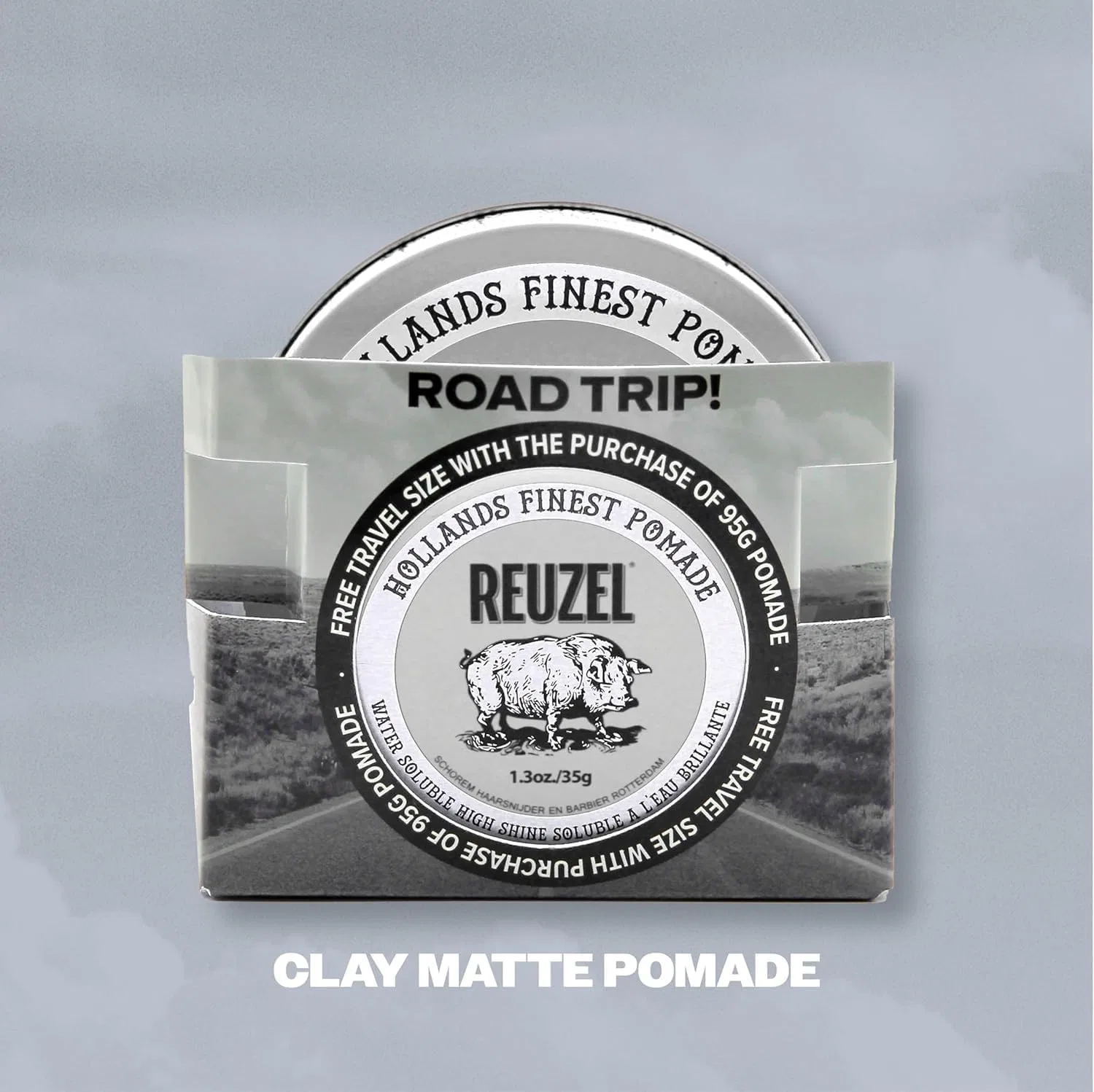 Набор матовой помады для волос «Road Trip» от Reuzel (95 г + 35 г) Reuzel — фото 2