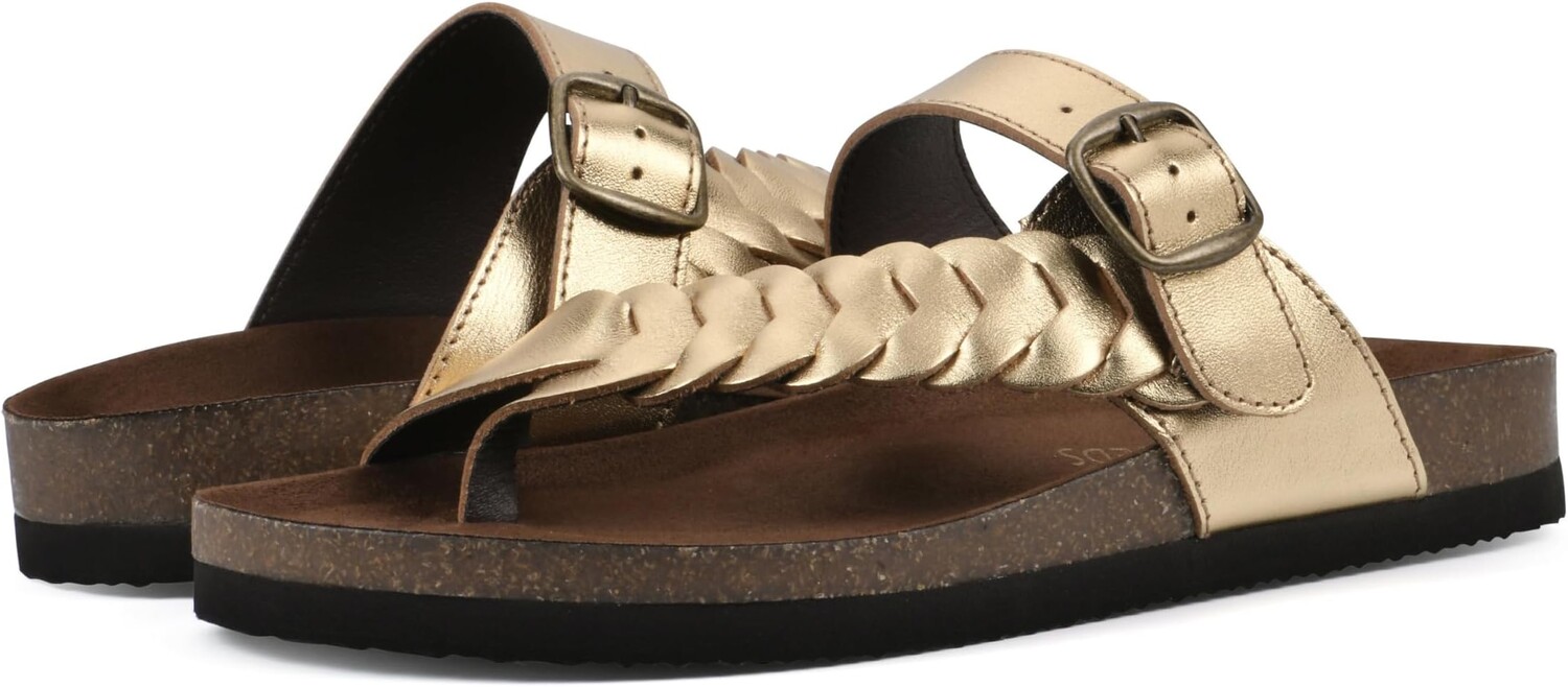

Сандалии White Mountain Happier, цвет Antique/Gold Leather
