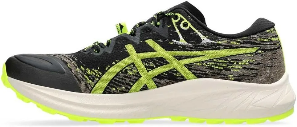 Мужские беговые кроссовки ASICS, черный/ярко-желтый — фото 3