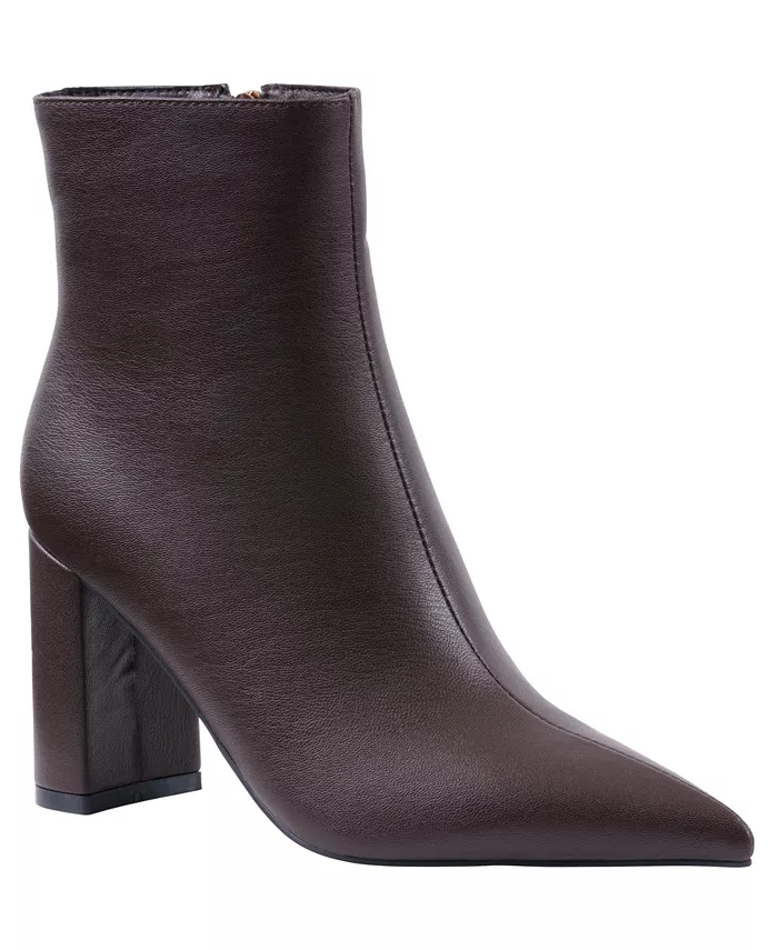 Женские ботильоны Maren на квадратном каблуке Gc Shoes, коричневый