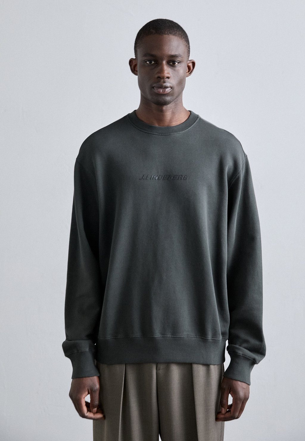 

Толстовка CALLAN LOGO CREW NECK J.LINDEBERG, черный