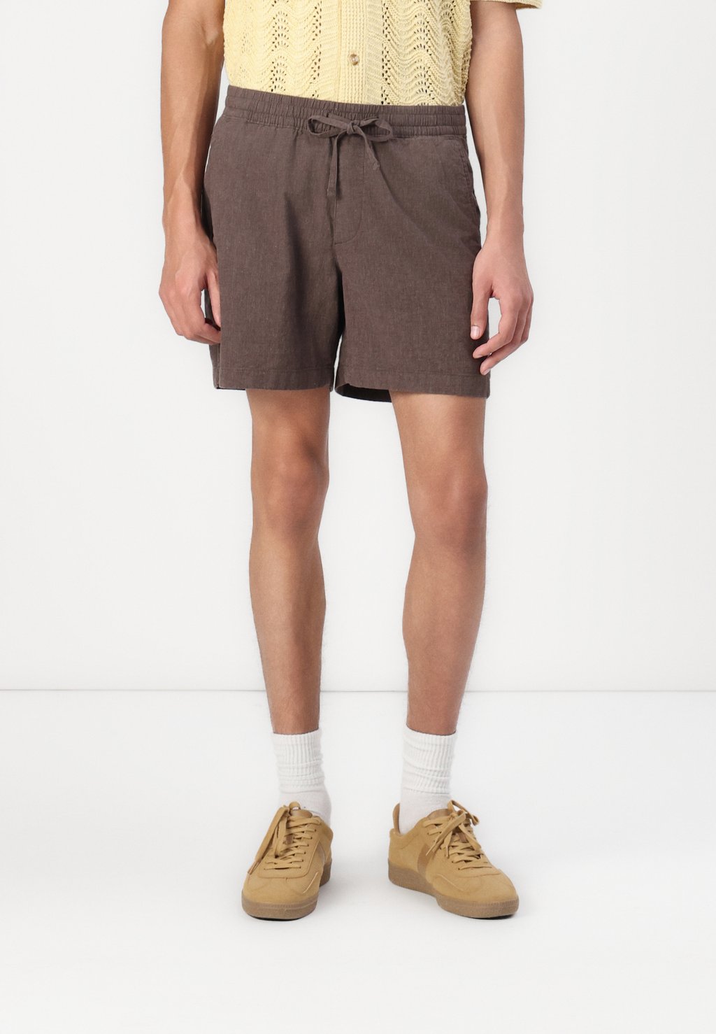 

Брюки PULL ON SHORT BROWN Abercrombie & Fitch, коричневый