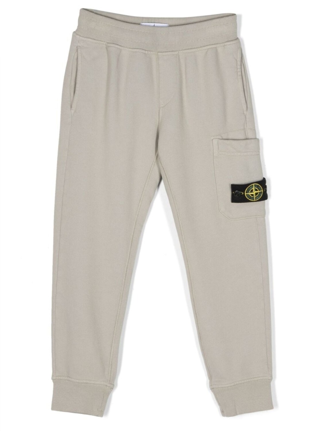 

Stone Island Junior спортивные брюки с логотипом Compass, серый