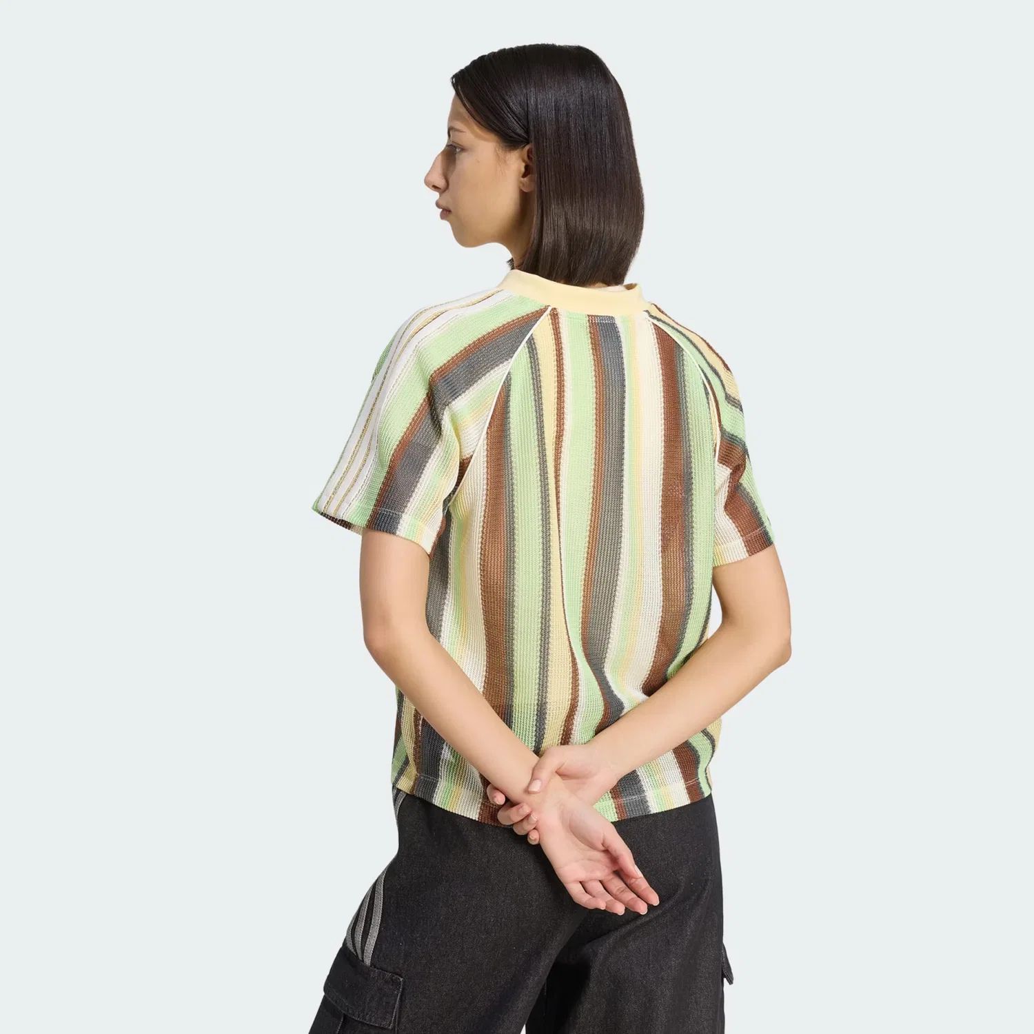 Футболка Adidas Originals Summer Glow светло-желтого цвета — фото 3