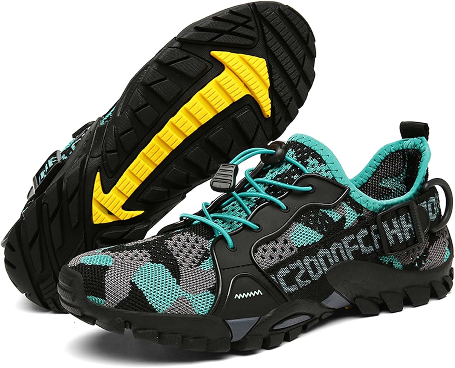 

Мужские и женские водные спортивные туфли для активного отдыха Мужские вязаные сетчатые пляжные туфли для ходьбы, рыбалки, скалолазания, парусного спорта, походов, функциональных тренировок Дышащие, амфибийные кроссовки Vtiao, синий