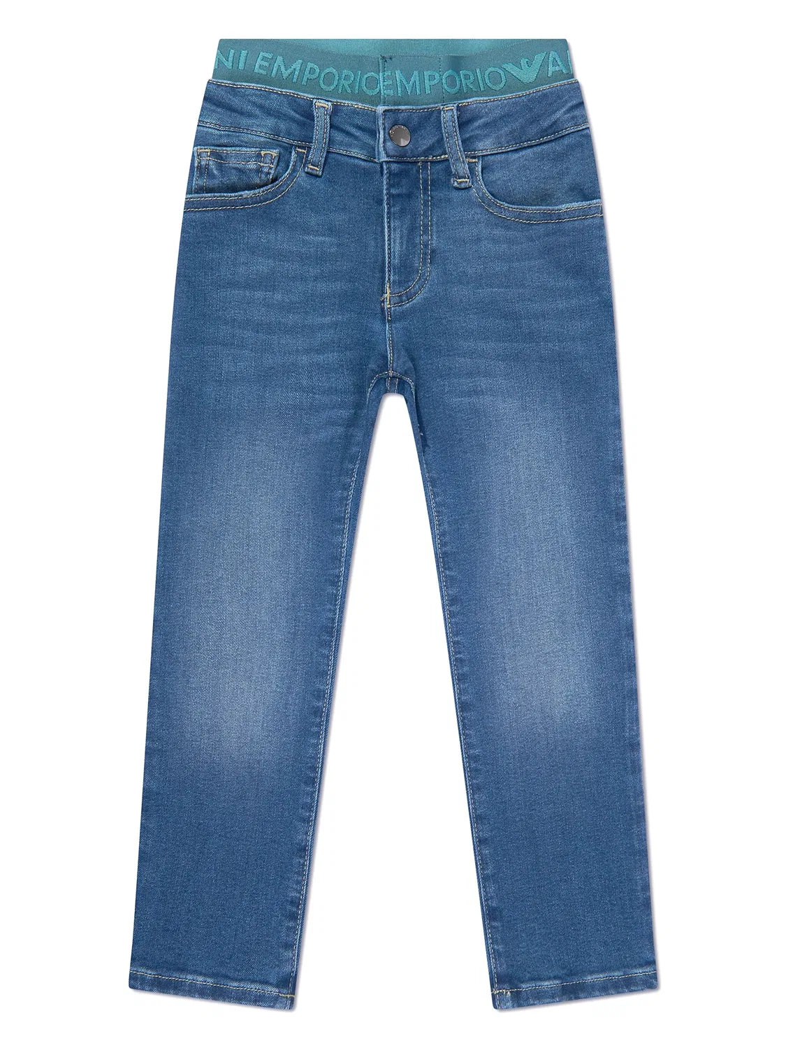 Прямые джинсы J07 с логотипом Emporio Arмужскi Kids