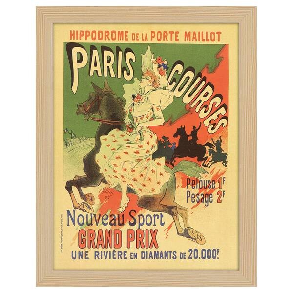

Рамка для фотографий LegendArte Poster Paris Courses цвет eiche
