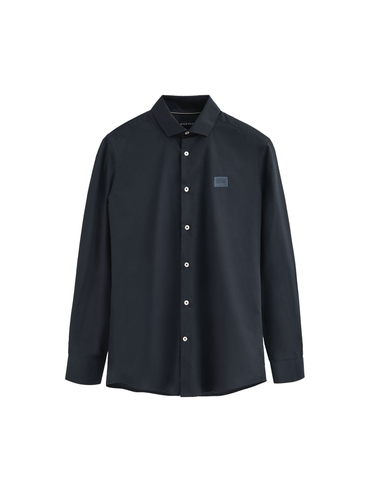 

Polo Club Рубашка с длинными рукавами темно-синего цвета