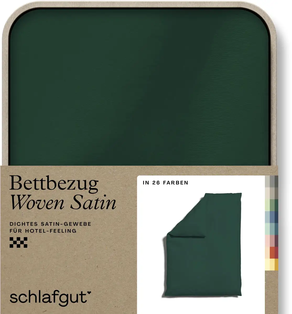 

Пододеяльник Schlafgut тканый, 200х200 см