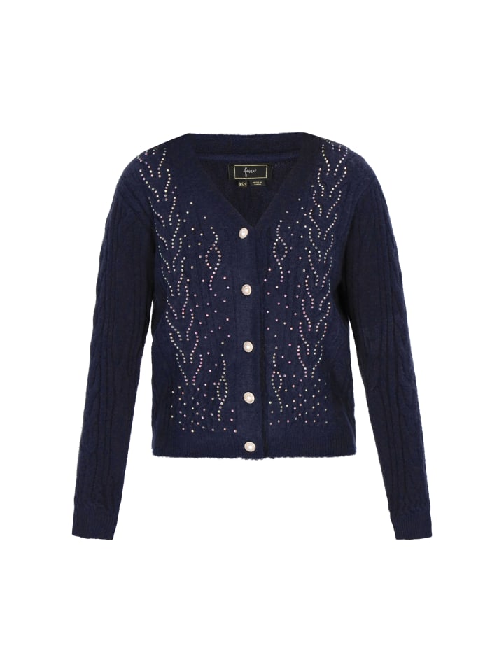 

Faina Женский кардиган темно-синего цвета