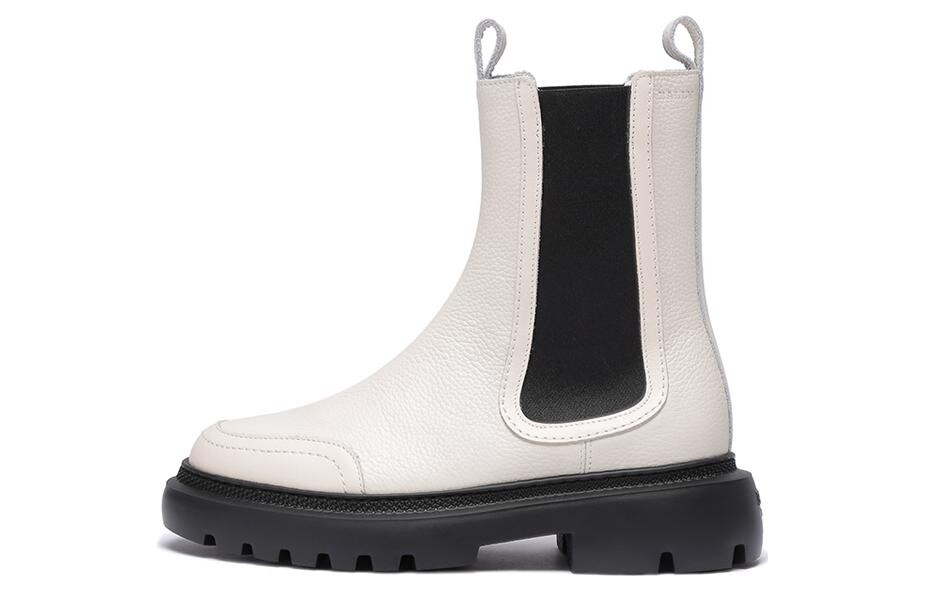 Ботинки Челси женские белые Bally