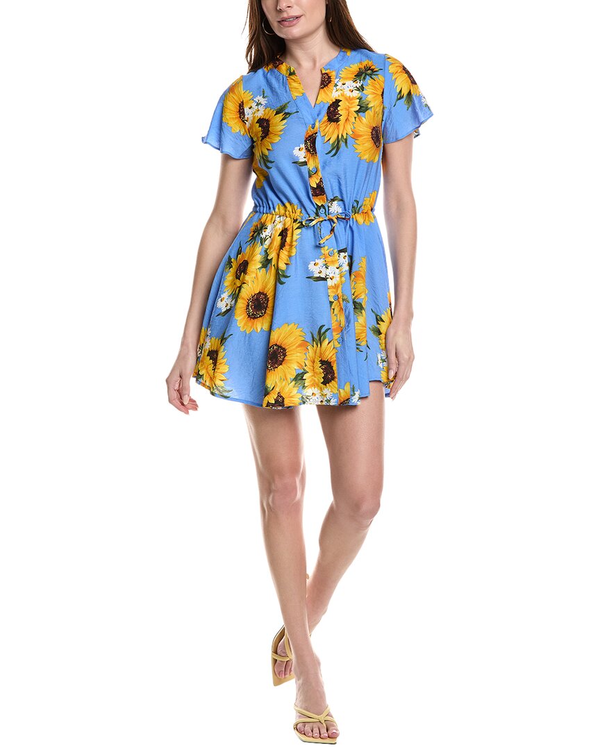 

Платье мини Maison Maar, синий