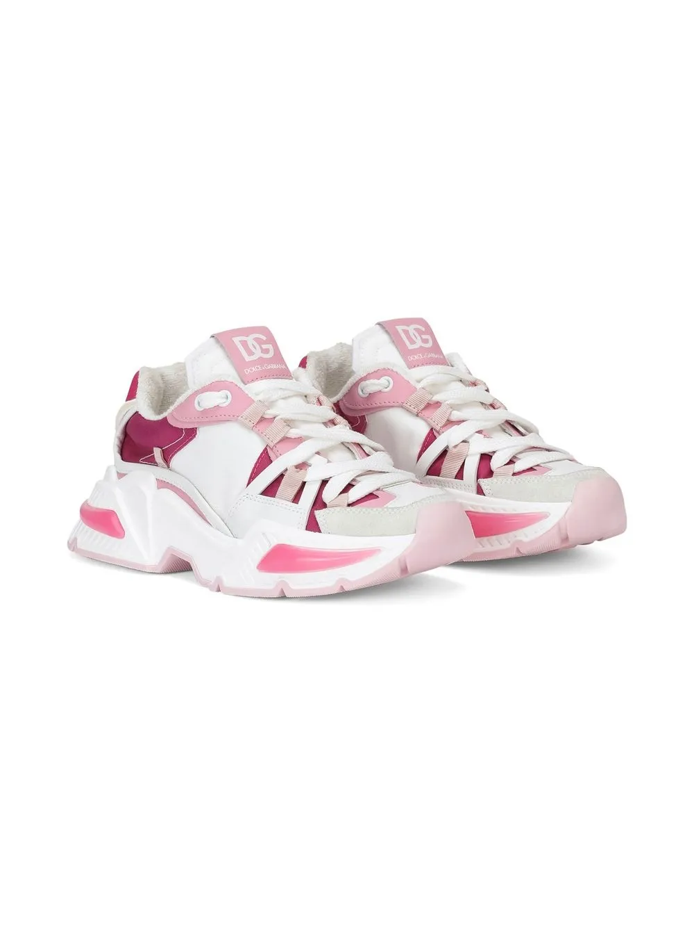 

Кроссовки Airmaster со вставками Dolce & Gabbana Kids, розовый