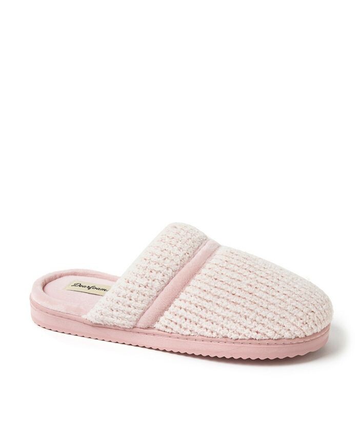 

Женские тапочки Serena Marled из шенилла Scuff Dearfoams, розовый