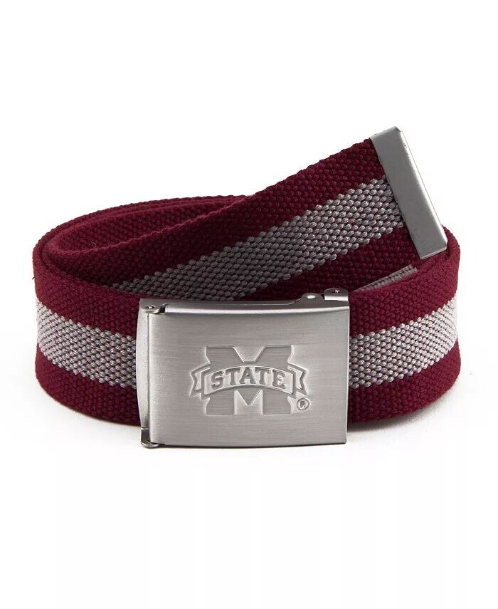 

Мужской тканевый ремень Mississippi State Bulldogs Eagles Wings, мультиколор