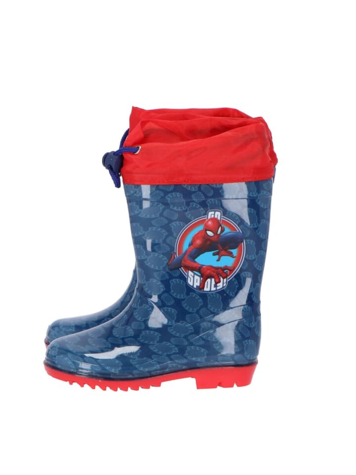 Резиновые сапоги Spiderman Regenstiefel Wasserdichte Outdoor-Gummistiefel für Kinder, синий — фото 3