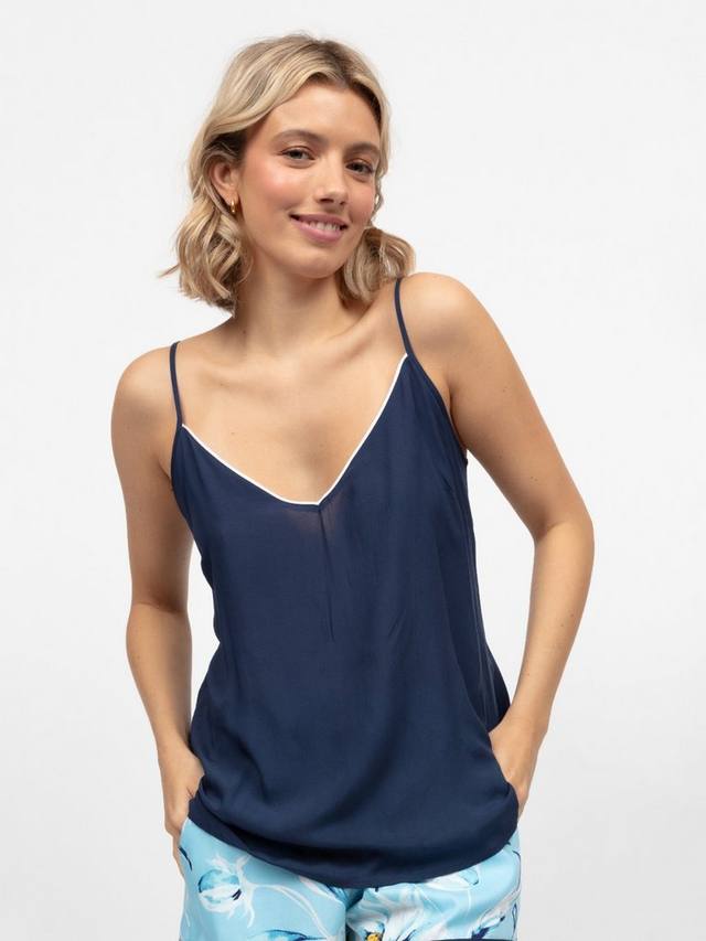 

Топ пижамный Madelyn на тонких бретелях Cyberjammies, Navy