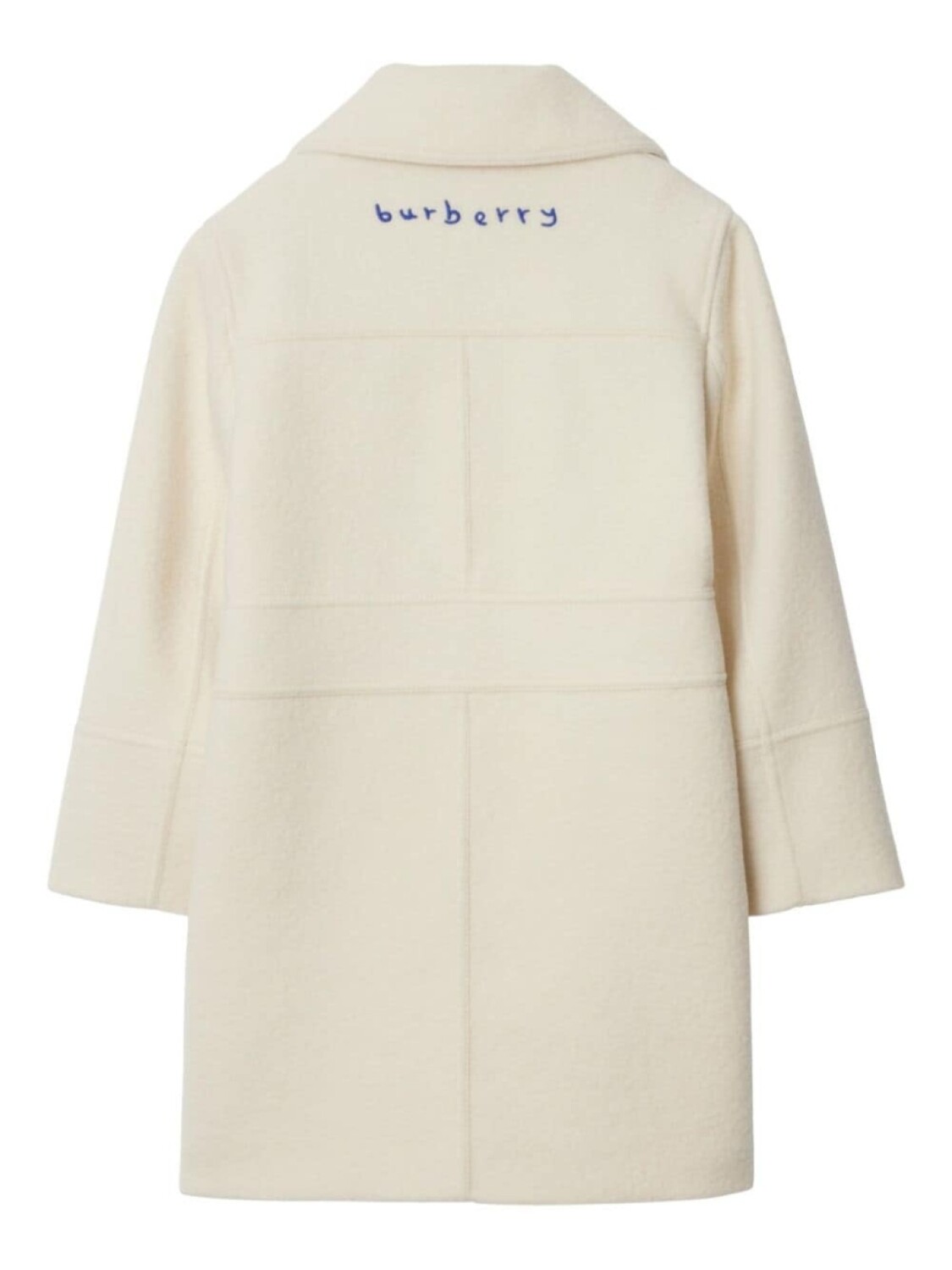 

Burberry Kids пальто с вышитым логотипом, нейтральный цвет