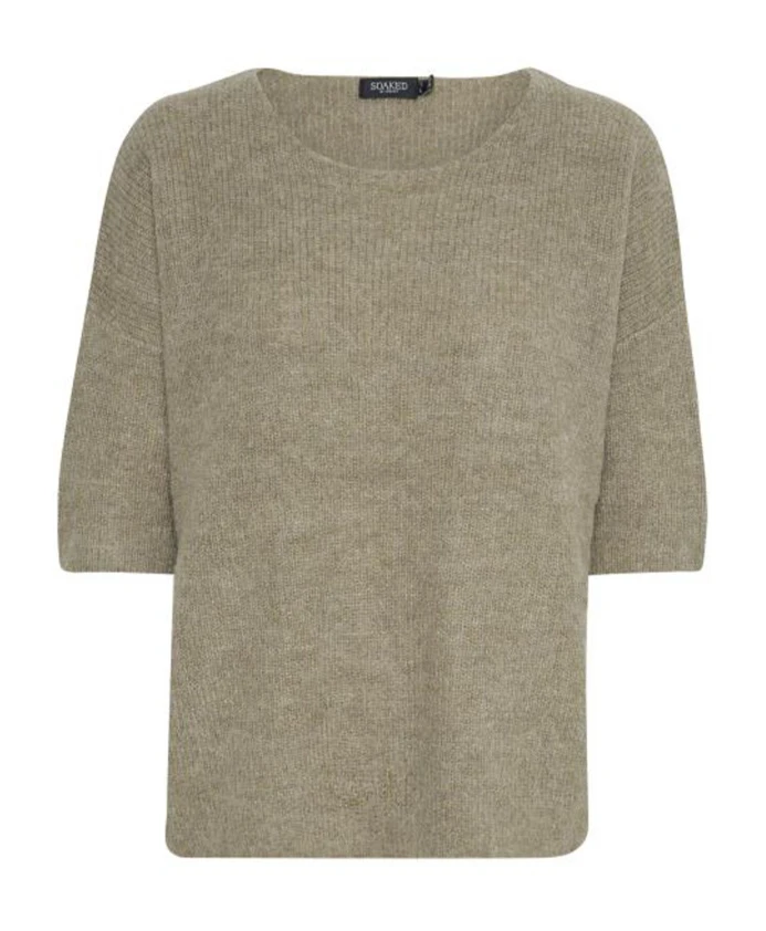 

Пуловер пятнистого цвета с тремя рукавами. Soaked In Luxury, коричневый