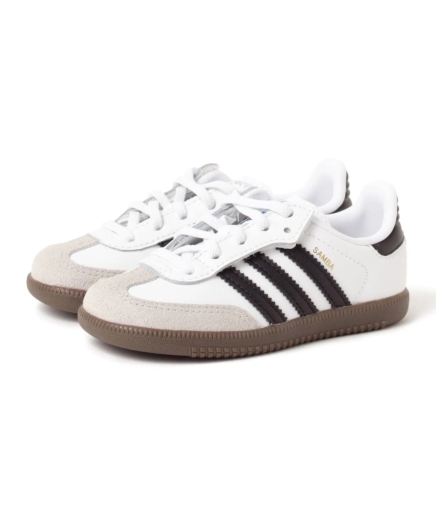 Детские кроссовки с эластичными шнурками Samba OG Comfort Closure adidas белые