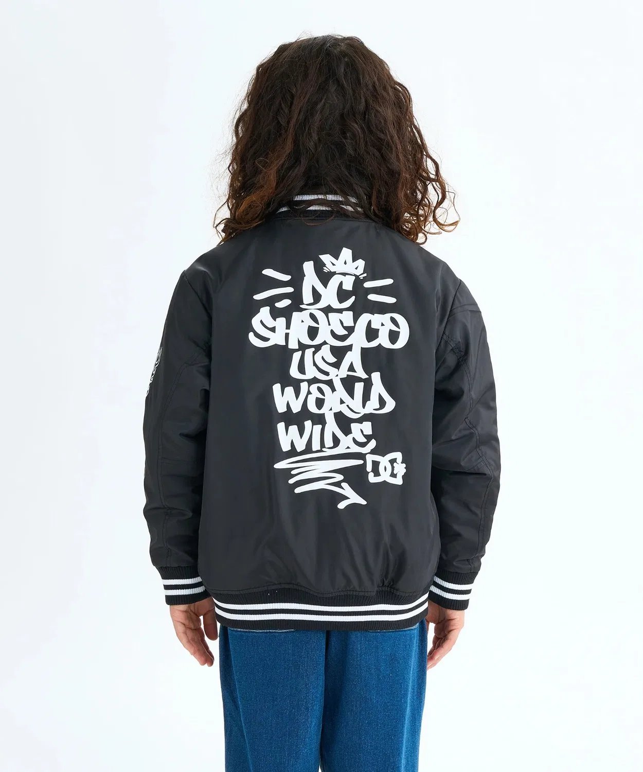 Куртка DC Shoes 25 KD Varsity Jacket детская, чёрная — фото 2
