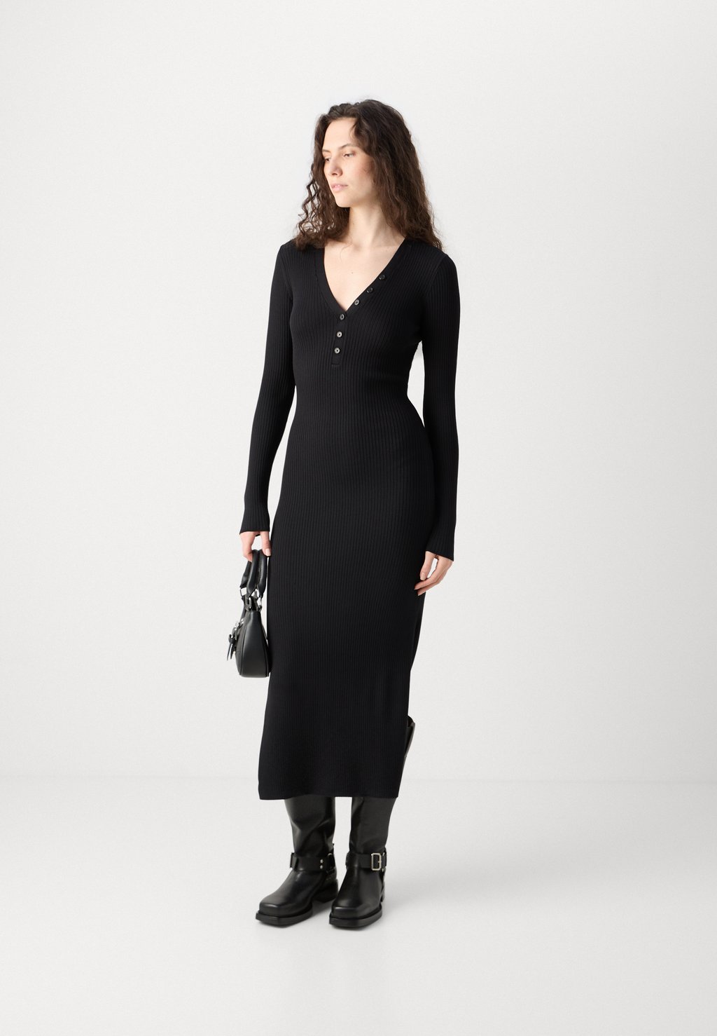 

Платье-джемпер MIDI DRESS Scotch & Soda, черный