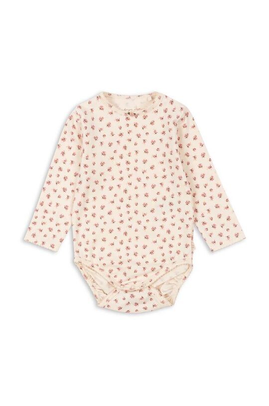 

Боди для малышей BASIC LS BODY GOTS Konges Sløjd, бежевый