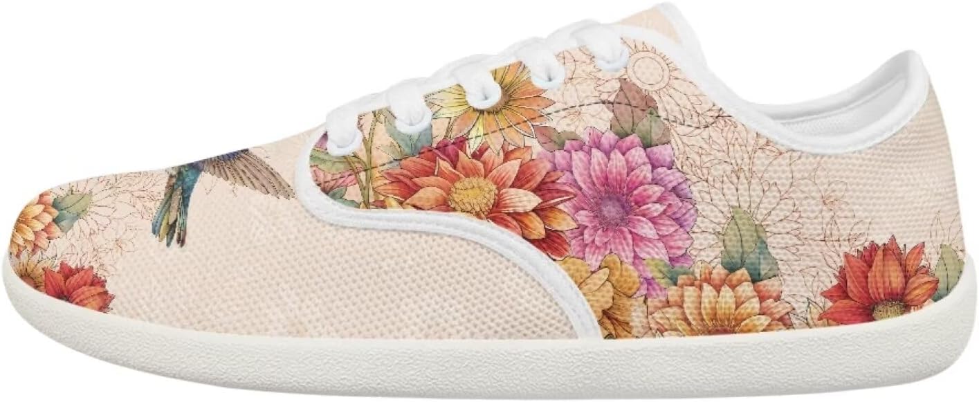 

Кроссовки Forchrinse с принтом цветных яиц для женщин, счастливая Пасха, обувь для босых ног, минималистичные кроссовки для мужчин, обувь с широким носком Zero Box для повседневной носки, Hummingbird Flower