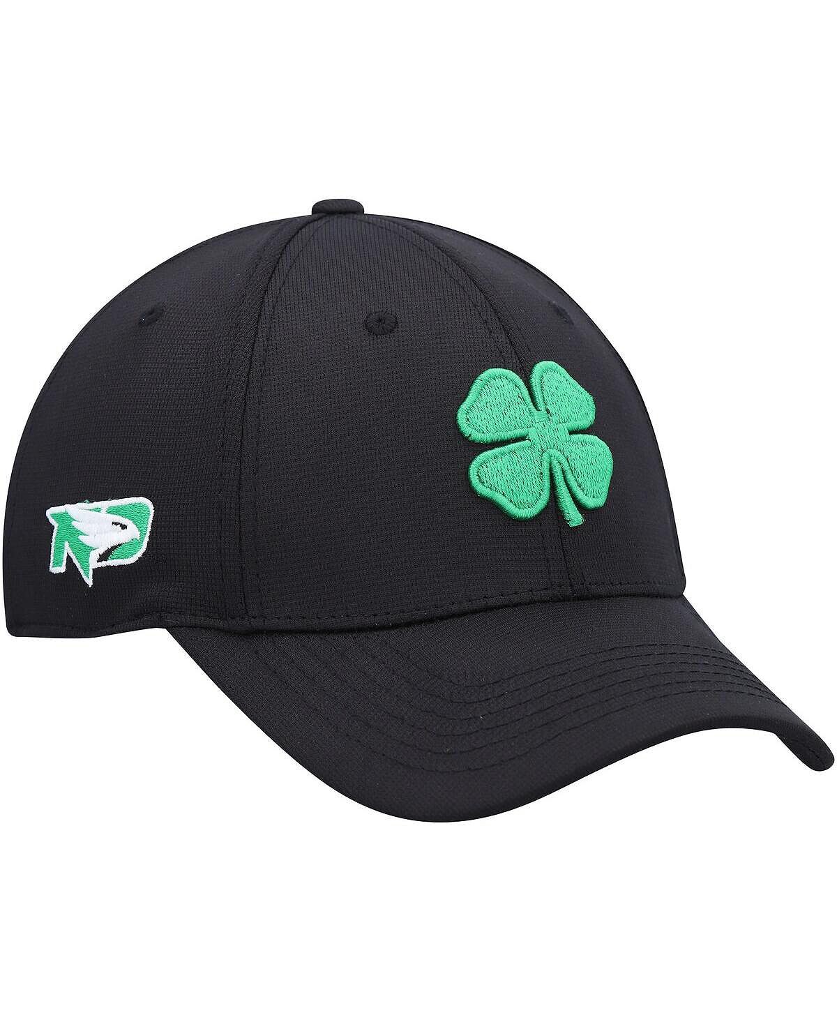 

Мужская черная шляпа North Dakota Spirit Flex Black Clover