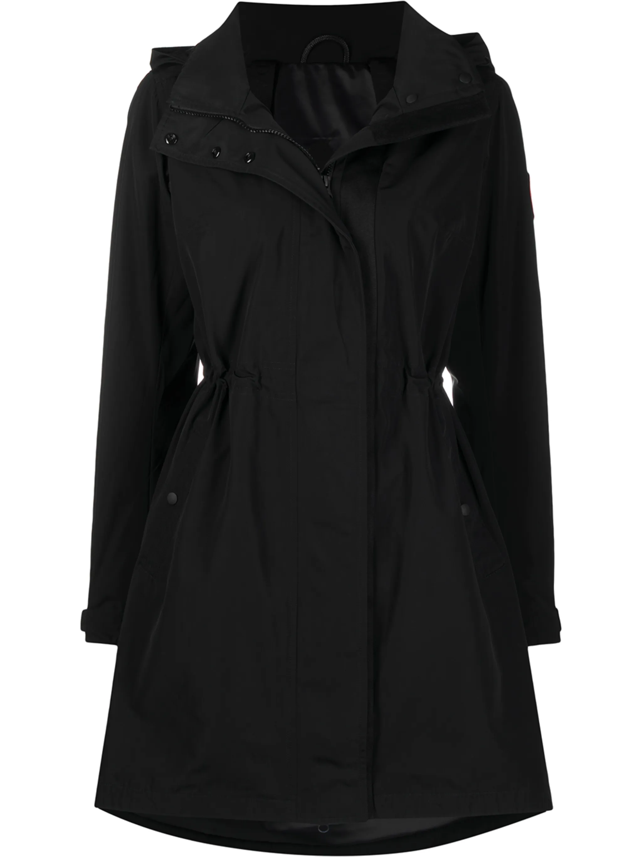 

Куртка с нашивкой-логотипом и капюшоном Canada Goose, черный