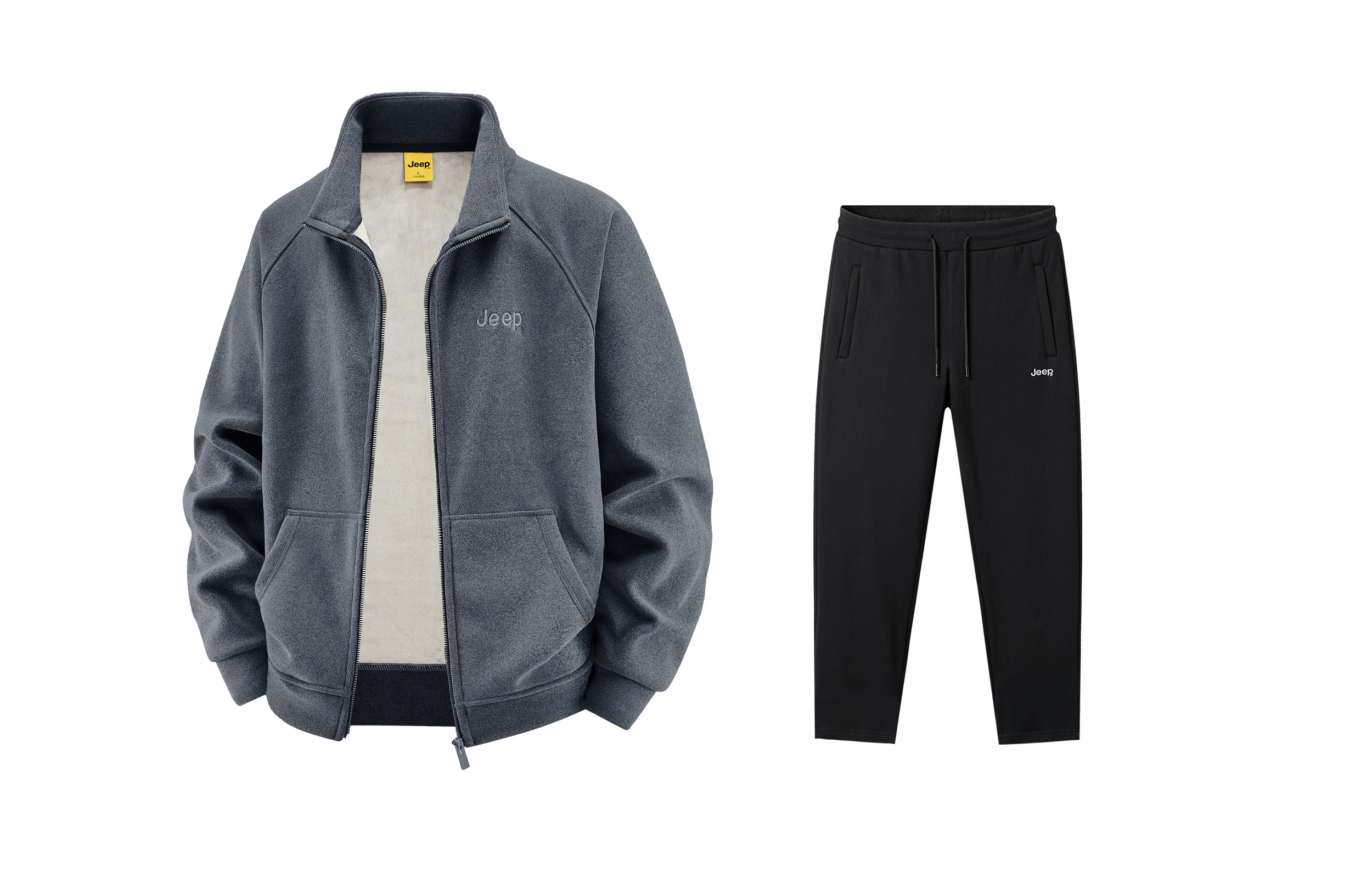 

Свитшот из коллекции Luxury Cowboy, унисекс Jeep, heather серый+черный fleece-lined casual pants