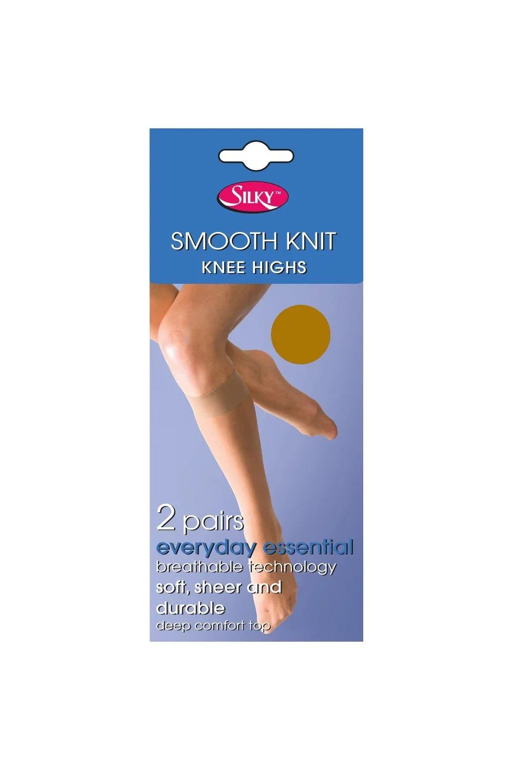 

Гольфы гладкой вязки (2 пары) Silky, оранжевый