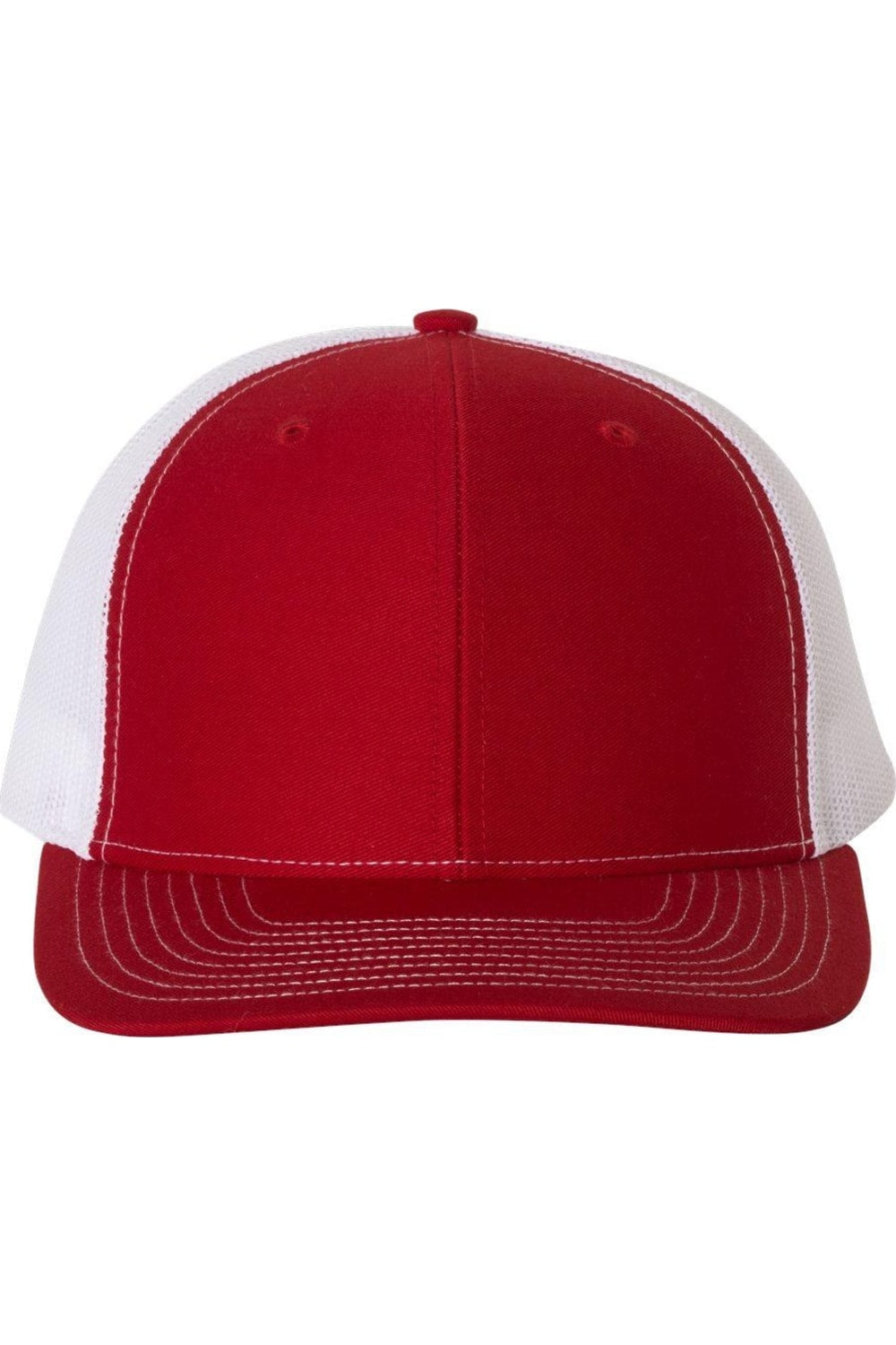 

Регулируемая бейсболка дальнобойщика Richardson Snapback, красный/белый