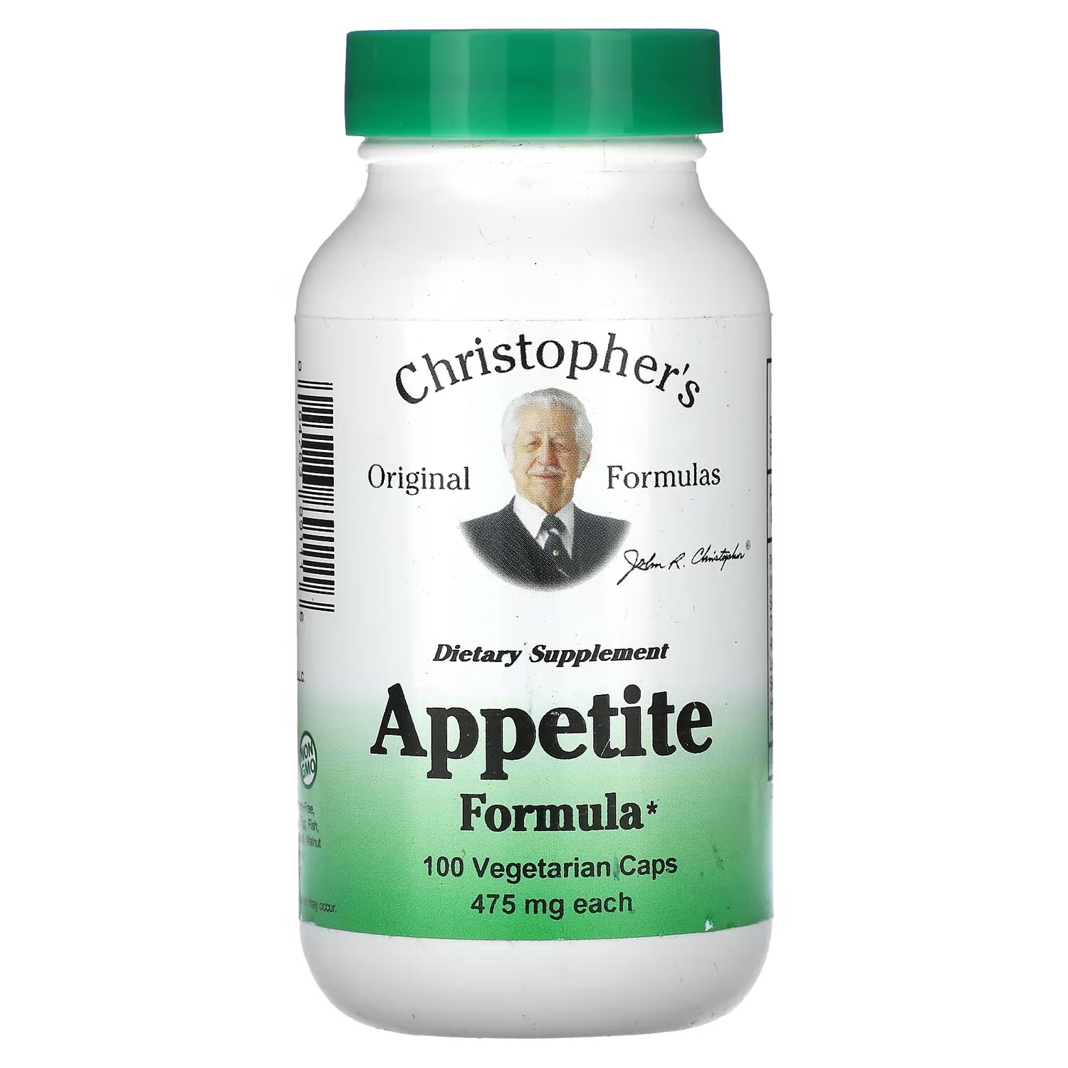 

Формула аппетита Christopher's Original Formulas 475 мг, 100 капсул