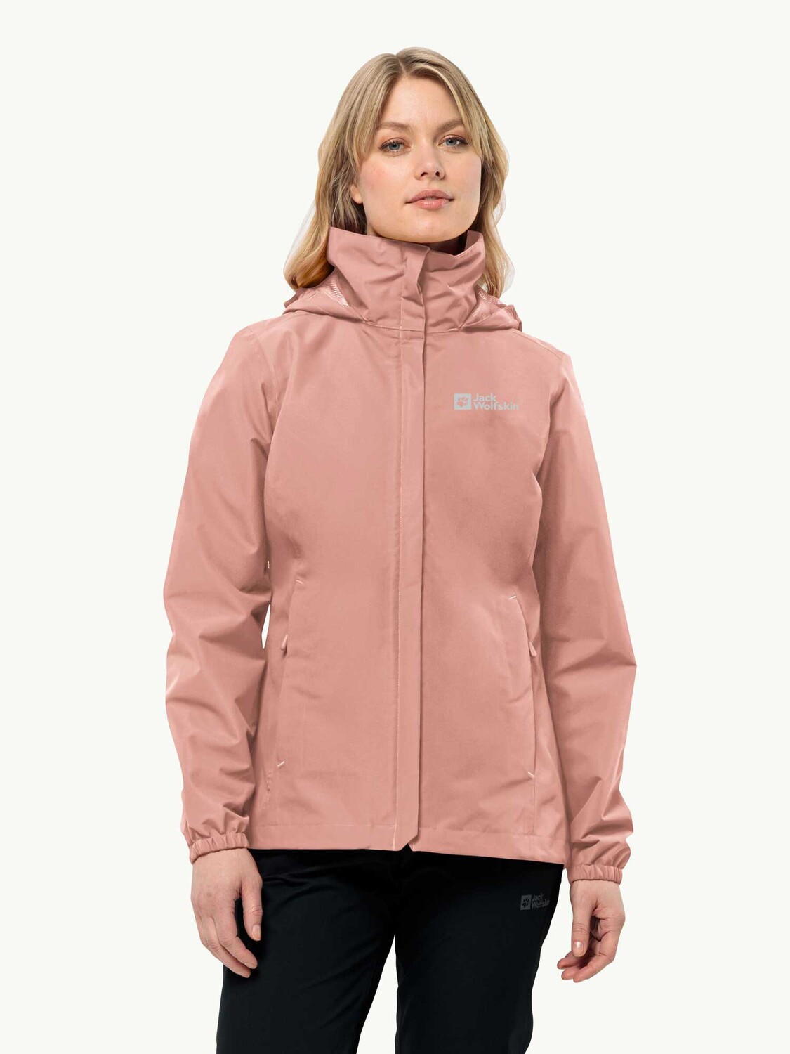 

Куртка Jack Wolfskin STORMY POINT 2L JKT W, розовый