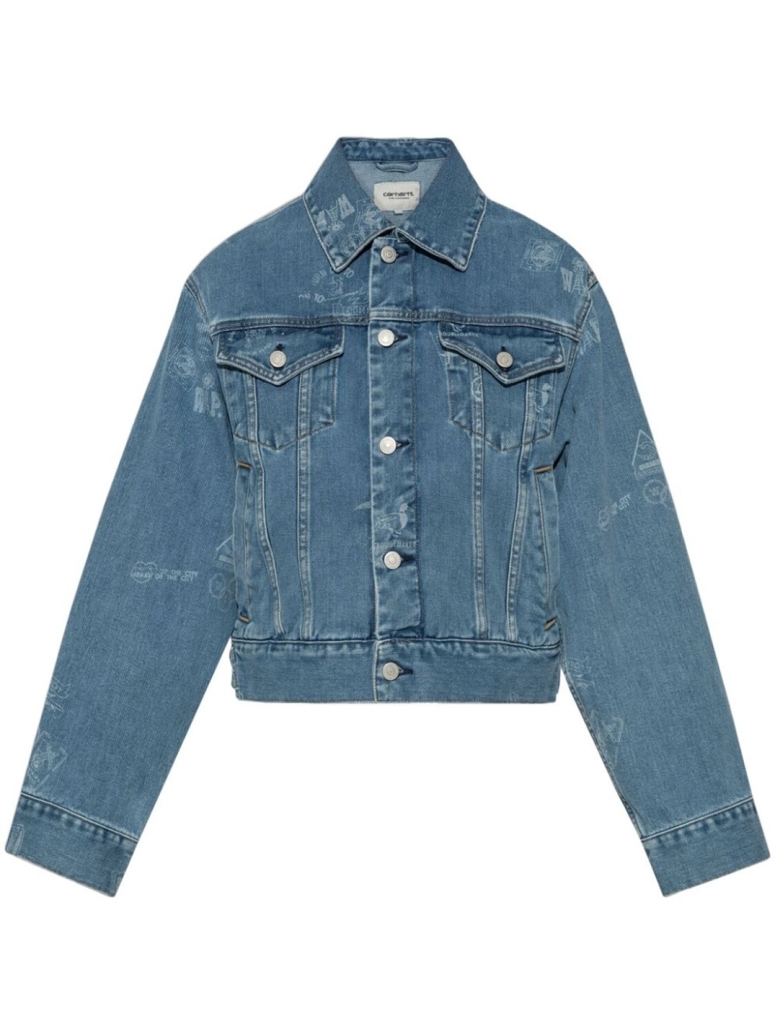 

Carhartt WIP куртка с графическим принтом, синий
