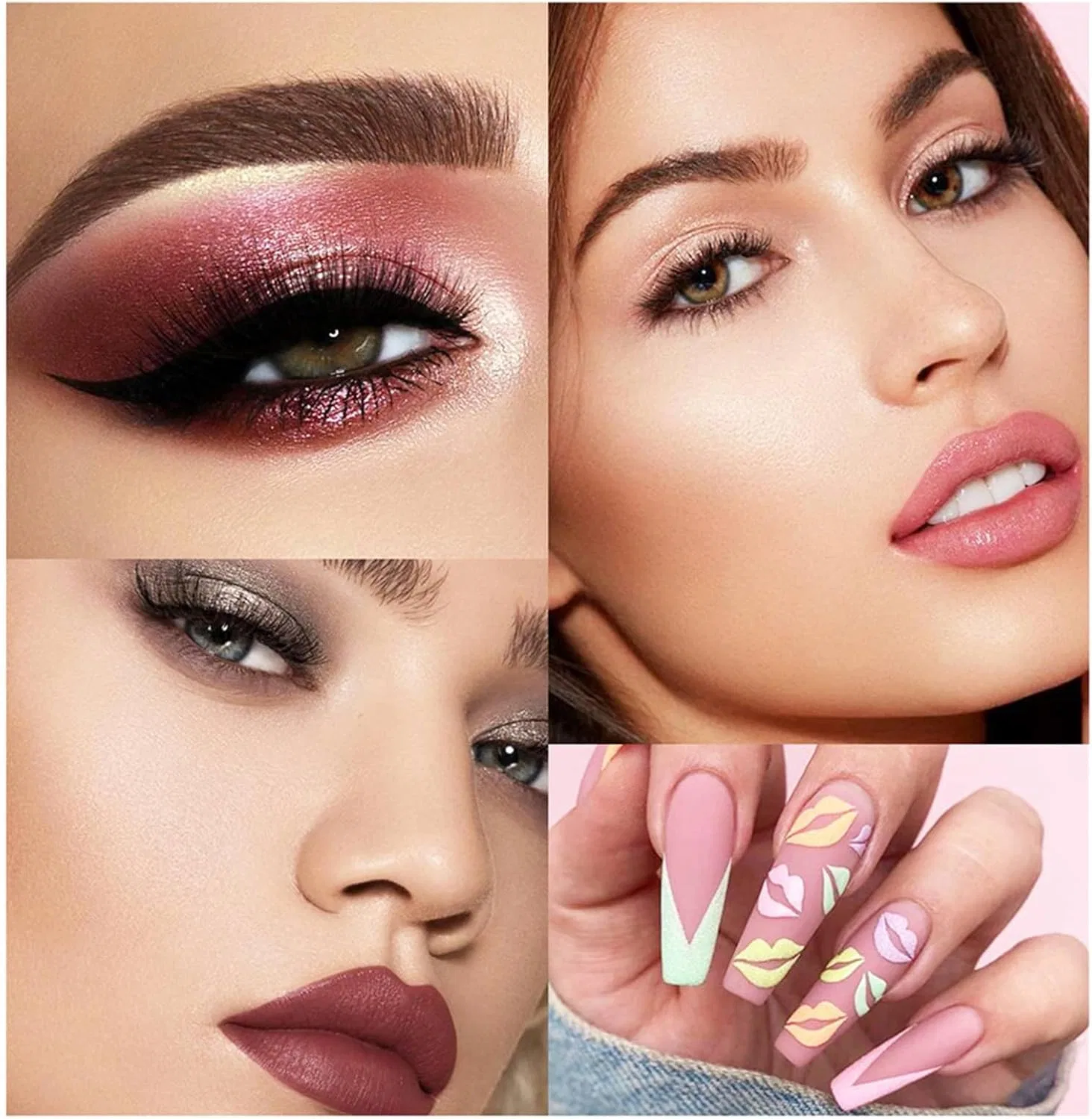 Набор косметики для начинающих Clear, Beauty Tools, косметичка, аксессуары для лица, средства по уходу, 1.1 кг — фото 4