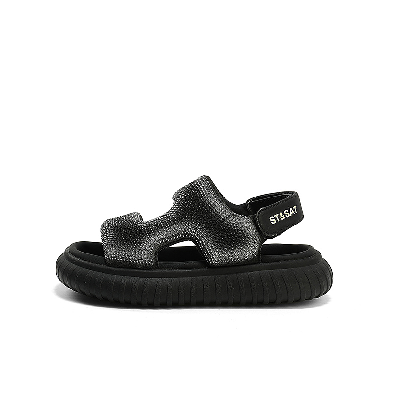 

Скользостойкие амортизирующие дышащие легкие детские сандалии Kids' ST&SAT, Chanel White / Khaki