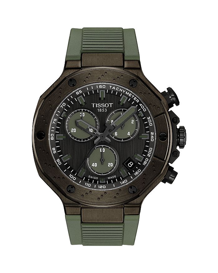 

T-Race Quartz Chronograph, 45 мм Tissot, зеленый