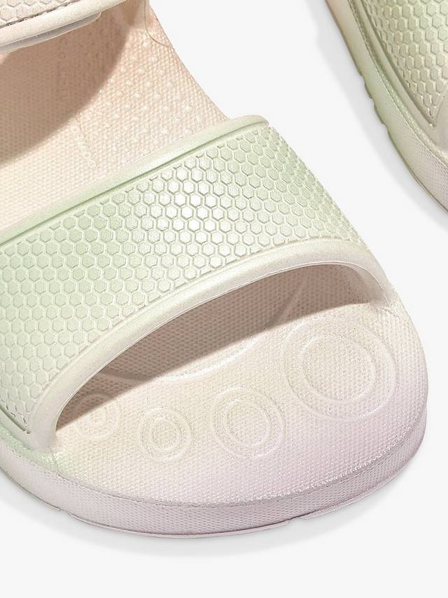 Детские сандалии Iqushion с задним ремешком FitFlop, Urban White/Mix — фото 3